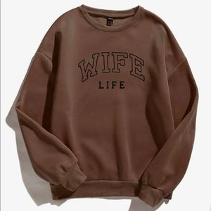 Graphic Thermal Lined Sweatshirt